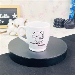 Kanatlarım Var Ruhumda Tasarımlı Filtre Kahve Fincanı