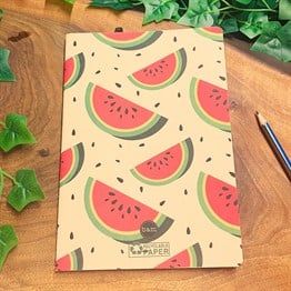 Karpuz Tasarımlı Geri Dönüşümlü Kraft Defter