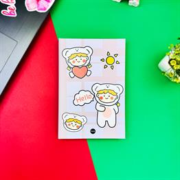 Kawaii Girl Tasarımlı Lastikli Defter