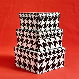 Goose Foot Pattern Gift Box - 3 Pcs Set
