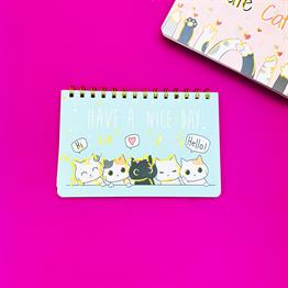 Kedi Klavye Önü Düzenleyici Defter