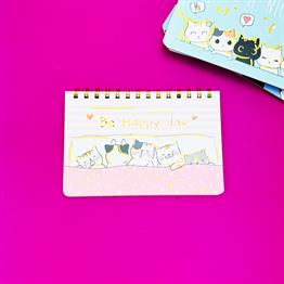 Kedi Klavye Önü Düzenleyici Defter