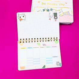 Kedi Klavye Önü Düzenleyici Defter
