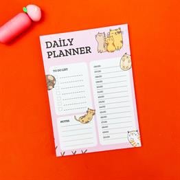 Kedi Tasarımlı To Do List Yapılacak Listesi