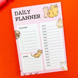 Kedi Tasarımlı To Do List Yapılacak Listesi