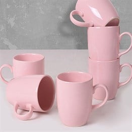 Keramika Pembe Bulut Kupa İstoç Toptan