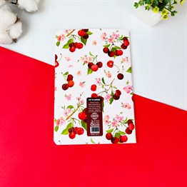 Kiraz Motto Tasarımlı Terzi Dikişli Defter