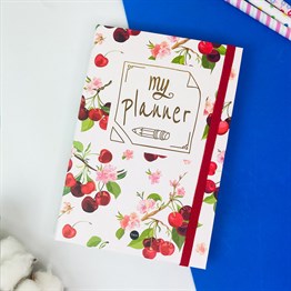 Kiraz My Planner Tasarımlı Lastikli Defter