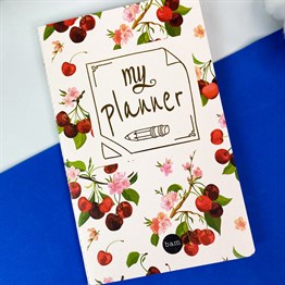 Kiraz My Planner Tasarımlı Terzi Dikişli Defter