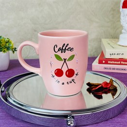 Kiraz Pink Printed Mug