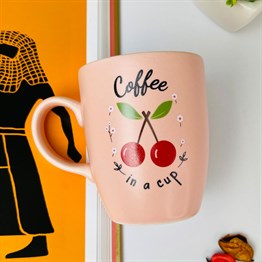 Kiraz Pink Printed Mug