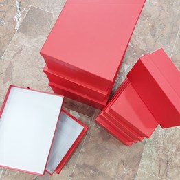 Red Color 10 Pcs of Gift Boxes Set