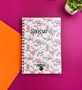 Kırmızı Sakura Tasarımlı Konuşan Ajanda