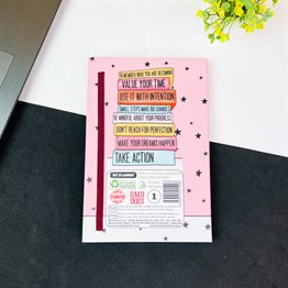 Kitap Motto Tasarımlı Lastikli Defter