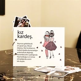Kız Kardeş Photo Album w/Stickers