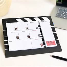 Klaket Tasarımlı Haftalık Planner Toptan