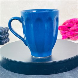 Koyu Mavi Renk Badem Kupa 250 Ml 