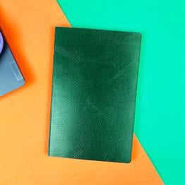 Koyu Yeşil Deri Defter
