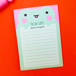 Kurbağa 2 Tasarımlı To Do List Yapılacak Listesi