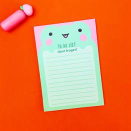 Kurbağa 2 Tasarımlı To Do List Yapılacak Listesi