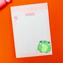 Kurbağa Tasarımlı To Do List Yapılacak Listesi