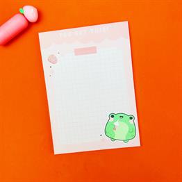 Kurbağa Tasarımlı To Do List Yapılacak Listesi