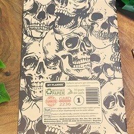 Kuru Kafa Tasarımlı Geri Dönüşümlü Kraft Defter