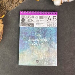 Kusursuz Bir Şekilde Mükemmelim Tasarımlı  A5 Sketch Book - Eskiz Defteri