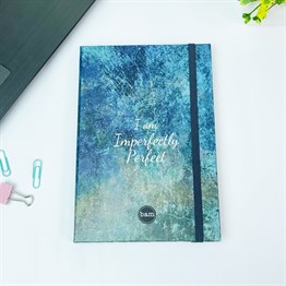 Kusursuz Mükemmelim Tasarımlı Lastikli Defter