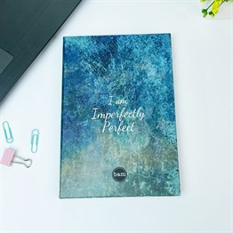 Kusursuz Mükemmelim Tasarımlı Lastikli Defter