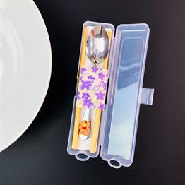 Kutulu chopstick Ve Kaşık Set