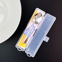 Kutulu chopstick Ve Kaşık Set
