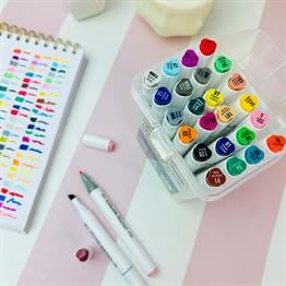  Languo Çift Taraflı 36lı Marker Kalem Set