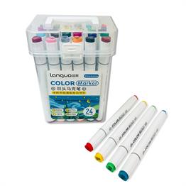  Languo Çift Taraflı 36lı Marker Kalem Set