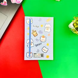 Leak Bear Tasarımlı Lastikli Defter