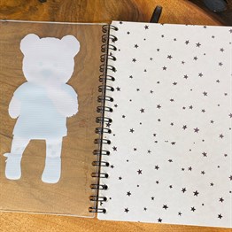 Love Yourself Bear Tasarımlı Çanta Kapaklı Spiralli Defter