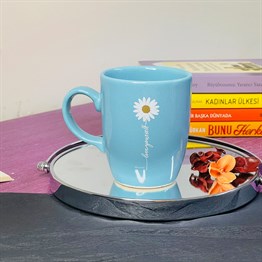 Love Yourself Blue Printed Mug