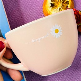Love Yourself Pink Printed Cup
