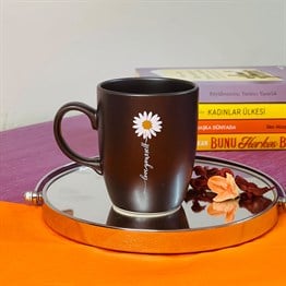 Love Yourself Black Printed Mug