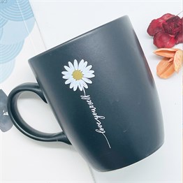 Love Yourself Black Printed Mug