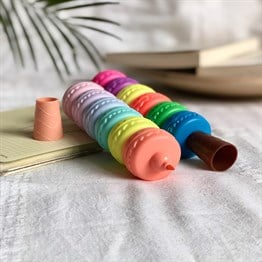 5 Pcs of Macaroon Felt Tip Pens Set