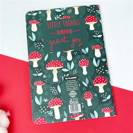 Mantar Motto Tasarımlı Terzi Dikişli Defter