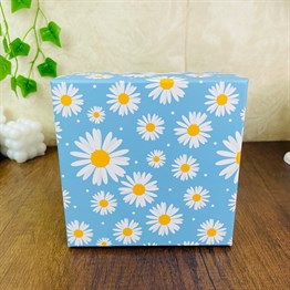 Blue Daisy Gift Box - 3 Pcs Set