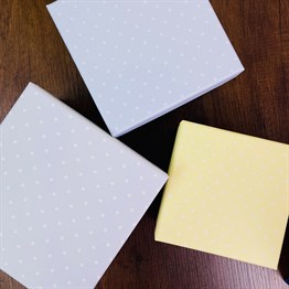 Blue Dotted Gift Box - 3 Pcs Set