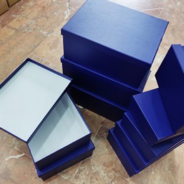 Blue Color 10 Pcs of Gift Boxes Set