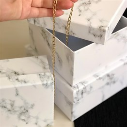 White Marble Gift Box - 3 Pcs Set