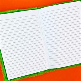 Meyve Fiğürlü Peluş Kapaklı Defter