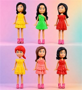  TOY-42 Mini Bebek Koleksiyonu X 24