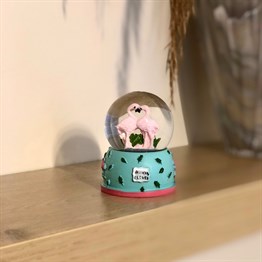 Flamingo Snow Globe - Mini
