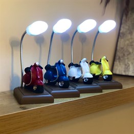 Mini Motorsiklet Işıklı Masa Lambası